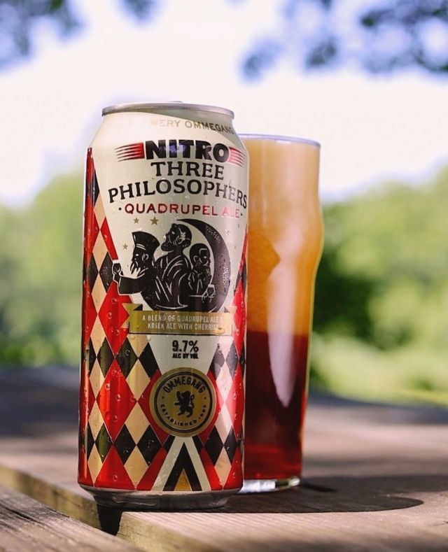 Let's get philosophical ⚖️

Everything you love about Three Philosophers, enhanced with Nitro. The smoothness of the nitro brings out the cherry and brown sugar notes, leaving you with even more to think about. Just rouse and pour aggressively for a beautiful cascade that will quickly dissipate into a surprisingly crushable quad.

#threephilosophers #3phils #breweryommengang #ommegang #nystate #nitro #nitrobeer #quadrupel #belgianbeer #beautifulbeer #craftbeer #brewcentral