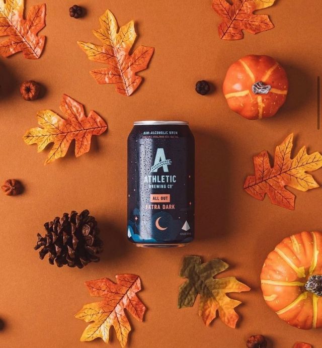 Fall in love with the bold flavors of All Out. Try this extra dark brew and indulge in the rich, velvety taste of this seasonal favorite from @athleticbrewing. ☕🍫🍂
 
#allout #seasonal #fallseason #autumn #coffee #chocolate #nonalcoholic #nonalcoholicbeer