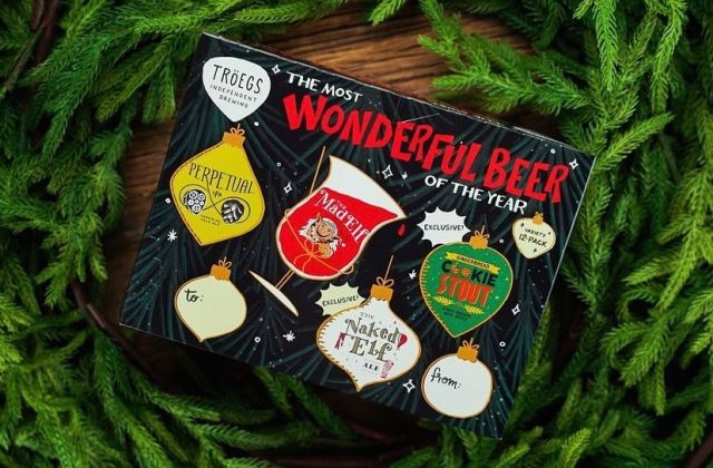 The @troegsbeer Most Wonderful Beer of the Year variety pack is here! This year’s refreshed box features two that you know and two new pack exclusives. Naked Elf, a once brewery-only release turned fan-favorite, and the brand new Gingerbread Cookie Stout join Perpetual IPA and Mad Elf Ale. The 12-pack is a prime grab for your get togethers so don’t show up empty-handed. 

#Troegs #MostWonderfulBeer